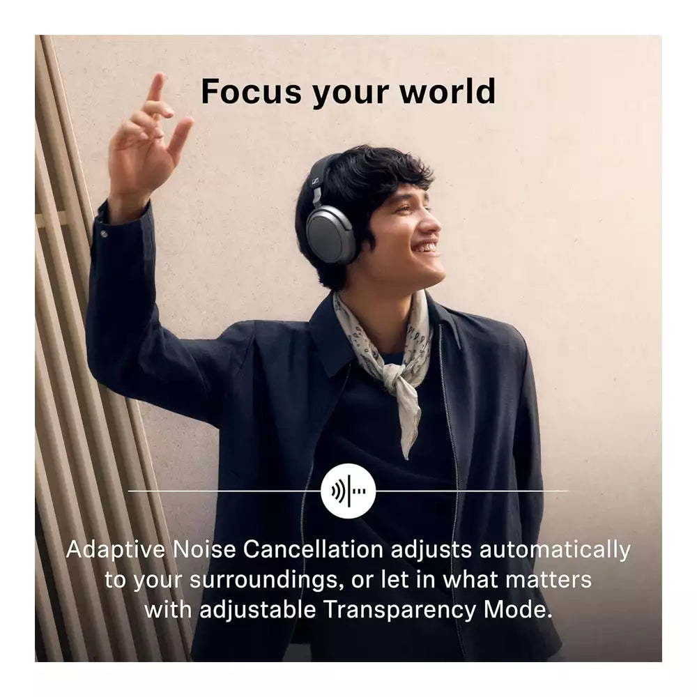 (New/Unused/Sealed) Sennheiser Momentum 4 Wireless Over Ear Headphones, ANC, 60h Battery, Customizable Sound (Black and Copper) (Special Edition) (24 Months Warranty)