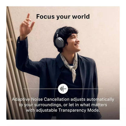 (New/Unused/Sealed) Sennheiser Momentum 4 Wireless Over Ear Headphones, ANC, 60h Battery, Customizable Sound (Black and Copper) (Special Edition) (24 Months Warranty)