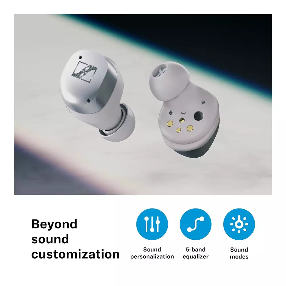 (New/Unused) Sennheiser MOMENTUM True Wireless 4 with Bluetooth 5.4 and Future-Ready AURACAST Technology (Black) (24 Months Warranty)
