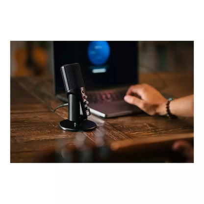 (Open Box) Sennheiser Profile USB Microphone for Podcasting, Recording, Streaming & Gaming. Built-in Headphone Output, All Metal housing and Cardioid Condenser Capsule (Black) (6 Months Warranty)