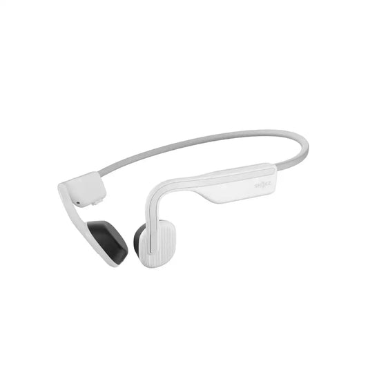 (Pre-Owned, Very Good) SHOKZ OpenMove On Ear Bluetooth Sport Headphones, Bone Conduction Wireless Earphones, Sweat-proof for Running and Workouts (White) (90 Days Warranty)
