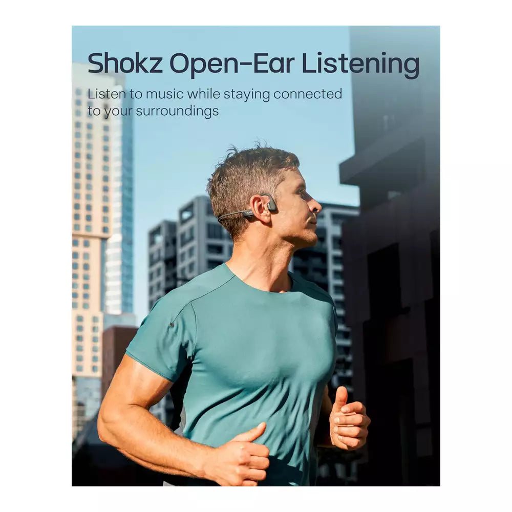 (Open Box Condition) SHOKZ OpenRun Pro 2 Bone Conduction Sports Wireless Headphones/Earphones, Sweat-proof for Running and Workouts (Gray) (90 Days Warranty)