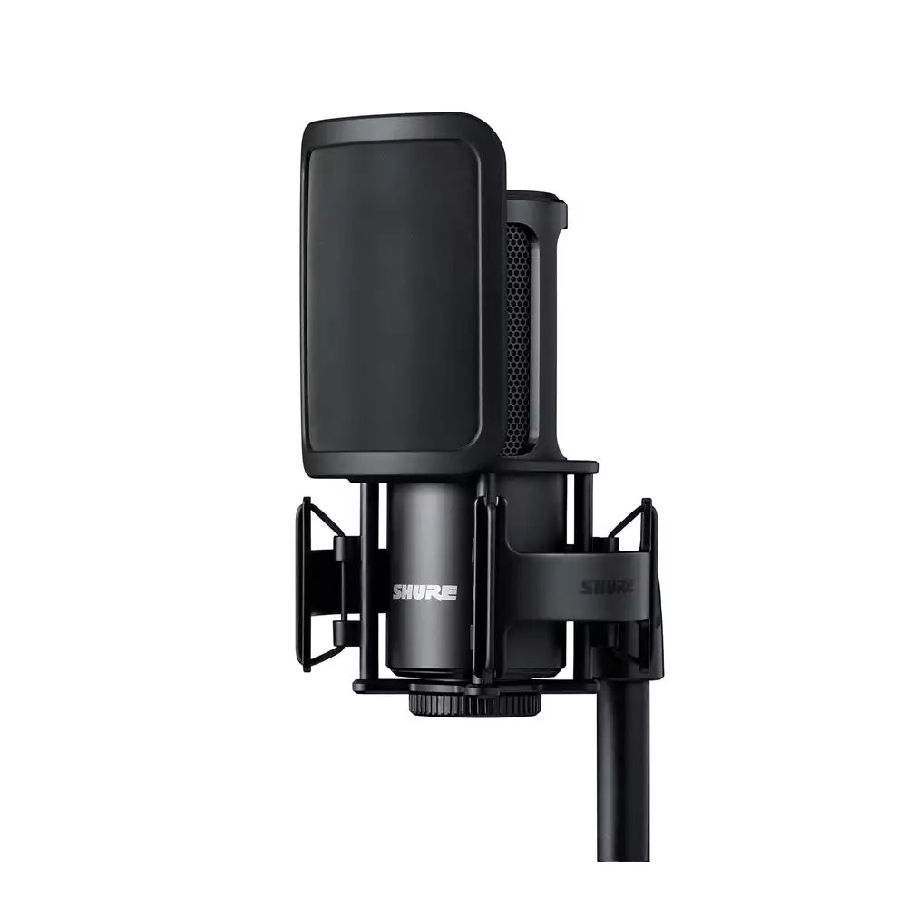 (Pre-Owned, Excellent) Shure SM4 Studio Recording Microphone Kit, XLR Home Studio Condenser Mic with Mix-Ready Audio (Black) (6 Months Warranty)