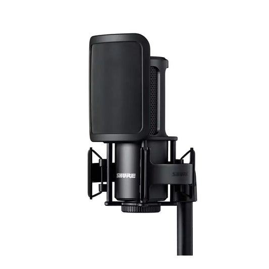 (Pre-Owned, Excellent) Shure SM4 Studio Recording Microphone Kit, XLR Home Studio Condenser Mic with Mix-Ready Audio (Black) (6 Months Warranty)