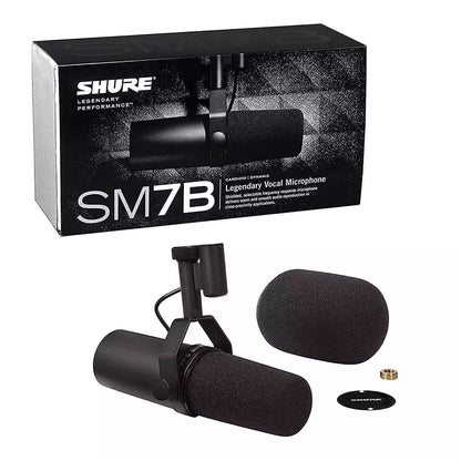 (Pre-Owned, Very Good) Shure SM7B Cardioid Vocal Dynamic Microphone (Black) (120 Days Warranty)