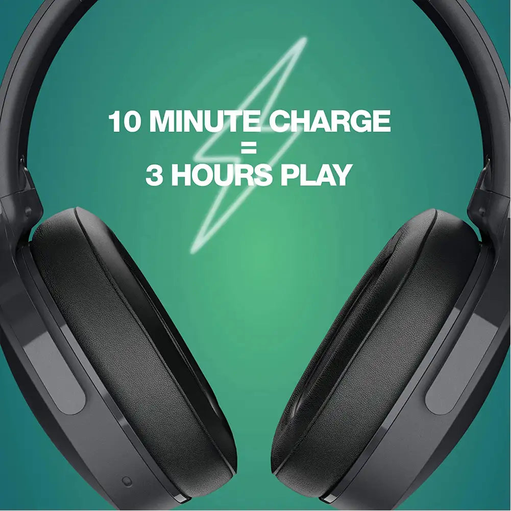 (Open Box, Excellent) Skullcandy Hesh ANC (Active Noise Cancellation) Bluetooth Wireless Over-Ear Headphones With Mic (Mob White) (90 Days Warranty)