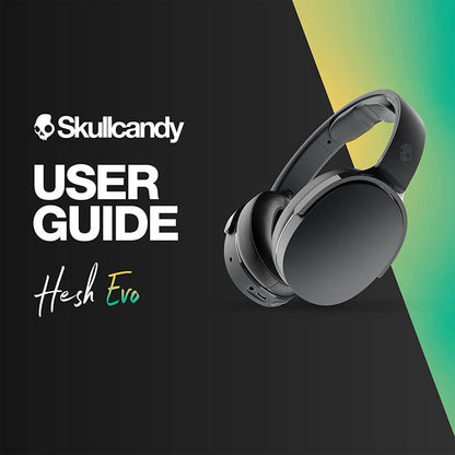 (Open Box) Skullcandy Hesh Evo Bluetooth Wireless Over Ear Headphones With Mic (Black) (6 Months Warranty)