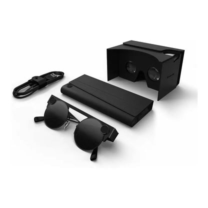(Open Box) Snapchat Spectacles 3 Carbon Dual Camera Smart Glasses With 2D/3D Photo and Video Capture (Black) (90 Days Warranty)