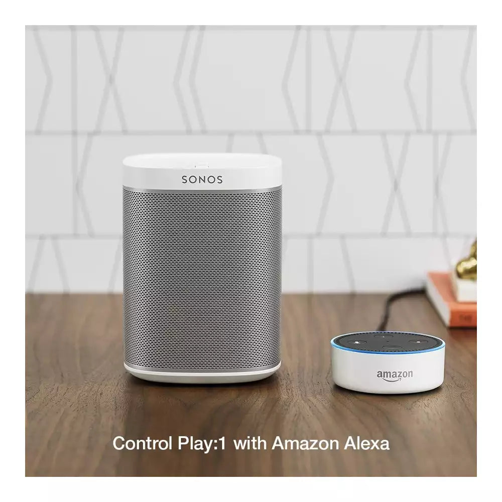 (Open Box Condition) Sonos Play:1 Smart Home Speaker With Wi-Fi, Youtube Music and Spotify (Gray) (120 Days Warranty)