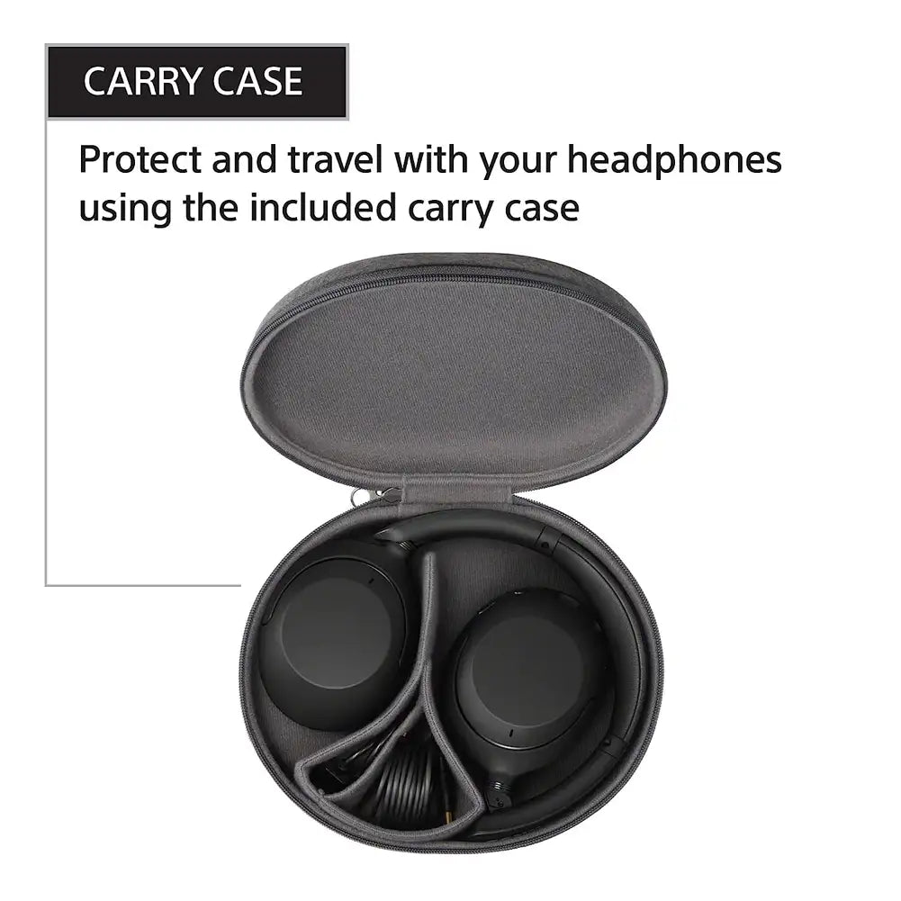 (Pre-Owned, Very Good) Sony WH-XB910N Extra BASS Noise Cancellation Headphones Wireless Bluetooth Over The Ear Headset with Mic, 30Hrs Battery Life (Black, Blue) (45 Days Warranty) (60 Days Warranty)