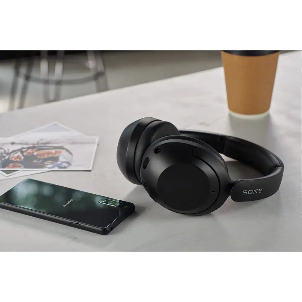 (Pre-Owned, Very Good) Sony WH-XB910N Extra BASS Noise Cancellation Headphones Wireless Bluetooth Over The Ear Headset with Mic, 30Hrs Battery Life (Black, Blue) (45 Days Warranty) (60 Days Warranty)