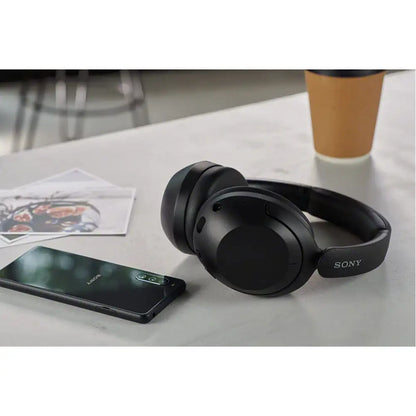 (Pre-Owned, Very Good) Sony WH-XB910N Extra BASS Noise Cancellation Headphones Wireless Bluetooth Over The Ear Headset with Mic, 30Hrs Battery Life (Black, Blue) (45 Days Warranty) (60 Days Warranty)