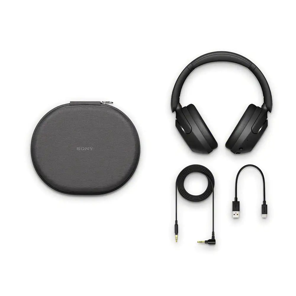 (Pre-Owned, Very Good) Sony WH-XB910N Extra BASS Noise Cancellation Headphones Wireless Bluetooth Over The Ear Headset with Mic, 30Hrs Battery Life (Black, Blue) (45 Days Warranty) (60 Days Warranty)