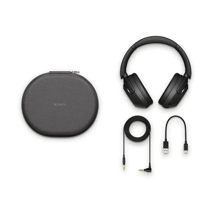 (Pre-Owned, Very Good) Sony WH-XB910N Extra BASS Noise Cancellation Headphones Wireless Bluetooth Over The Ear Headset with Mic, 30Hrs Battery Life (Black, Blue) (45 Days Warranty) (60 Days Warranty)
