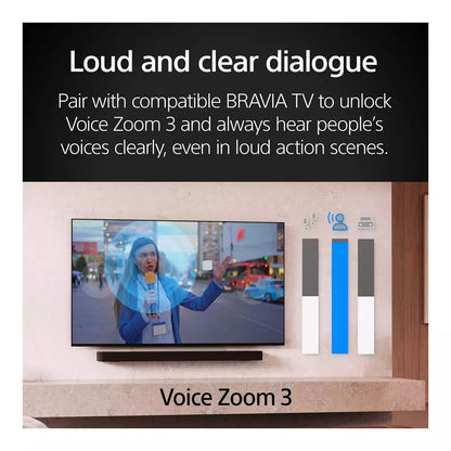 (Open Box) Sony Bravia Theatre Quad Wireless Multi Dimensional Surround Sound (IMAX, Dolby Atmos, DTSx, 360 RA, Voice Zoom3, 8K/4K HDR) (Grey) (9 Months Warranty)
