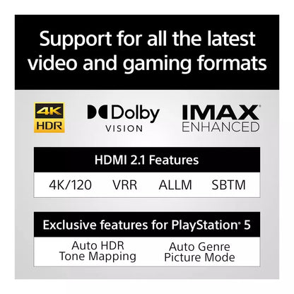 (Open Box) Sony Bravia Theatre Quad Wireless Multi Dimensional Surround Sound (IMAX, Dolby Atmos, DTSx, 360 RA, Voice Zoom3, 8K/4K HDR) (Grey) (9 Months Warranty)