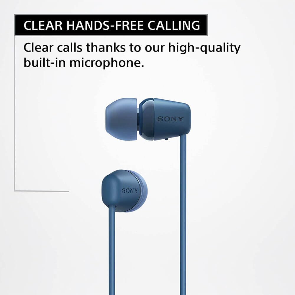(Pre-Owned) Sony WI-C100 Neckband Bluetooth Earphones (90 Days Warranty)