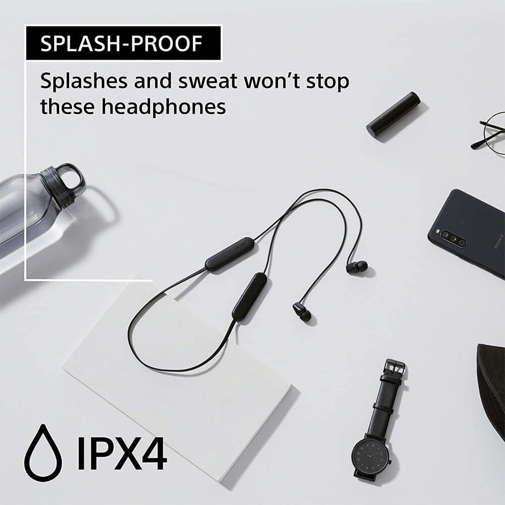 (Pre-Owned) Sony WI-C100 Neckband Bluetooth Earphones (90 Days Warranty)