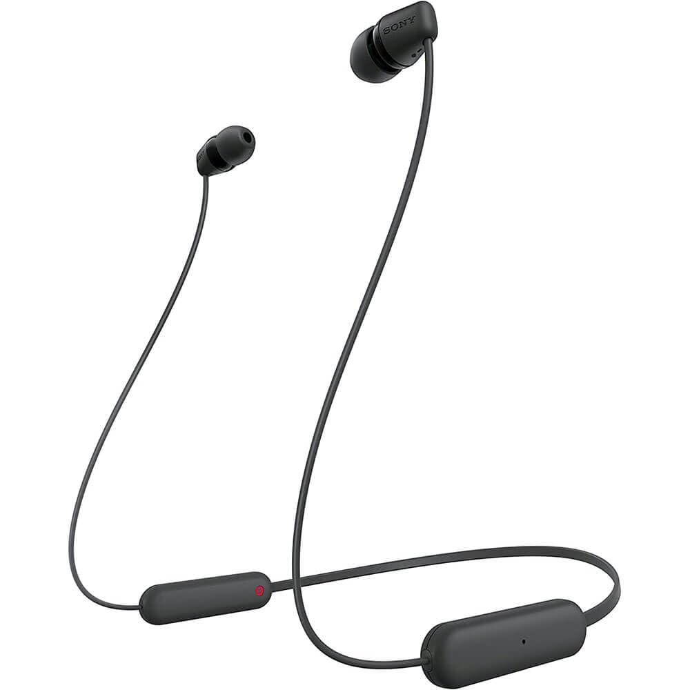 (Pre-Owned) Sony WI-C100 Neckband Bluetooth Earphones (90 Days Warranty)