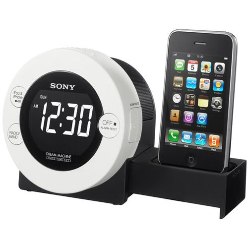 (Pre-Owned, Good) Sony ICF-C7IP iPod/iPhone Clock Radio Dock Speaker (Gray) (60 Days Warranty)