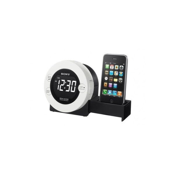 (Pre-Owned, Good) Sony ICF-C7IP iPod/iPhone Clock Radio Dock Speaker (Gray) (60 Days Warranty)