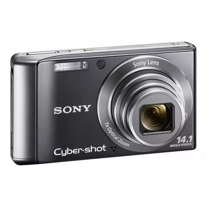 (Pre-Owned, Excellent) Sony DSC-W370 14.1MP Digital Camera with 7x Wide Angle Zoom with Optical Steady Shot Image Stabilization (Silver) (90 Days Warranty)