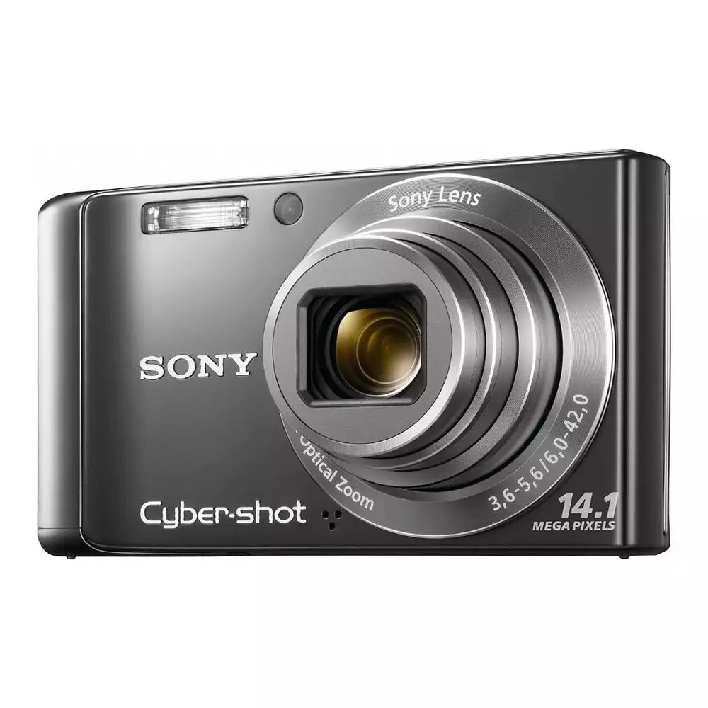 (Pre-Owned, Excellent) Sony DSC-W370 14.1MP Digital Camera with 7x Wide Angle Zoom with Optical Steady Shot Image Stabilization (Silver) (90 Days Warranty)