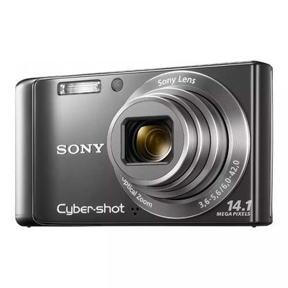 (Pre-Owned, Excellent) Sony DSC-W370 14.1MP Digital Camera with 7x Wide Angle Zoom with Optical Steady Shot Image Stabilization (Silver) (90 Days Warranty)