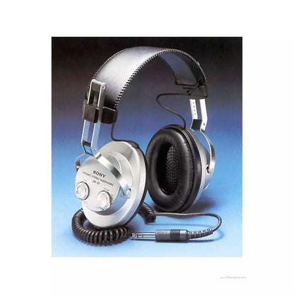 (Pre-Owned, Very Good) Sony DR-S7 Vintage Dynamic Headphones (1979) Tone/Volume Controls For Each Driver (Silver) (60 Days Warranty)