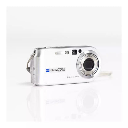 (Pre-Owned, Excellent) Sony DSC-P200 7.2MP Digital Camera with Carl Zeiss Lens and 3x Optical Zoom, Aluminium Build (Silver) (90 Days Warranty)
