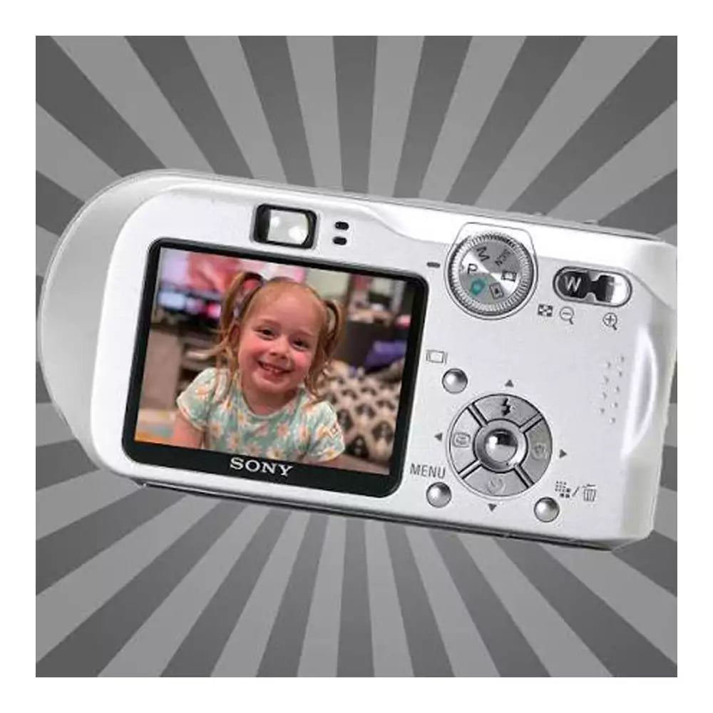 (Pre-Owned, Excellent) Sony DSC-P200 7.2MP Digital Camera with Carl Zeiss Lens and 3x Optical Zoom, Aluminium Build (Silver) (90 Days Warranty)
