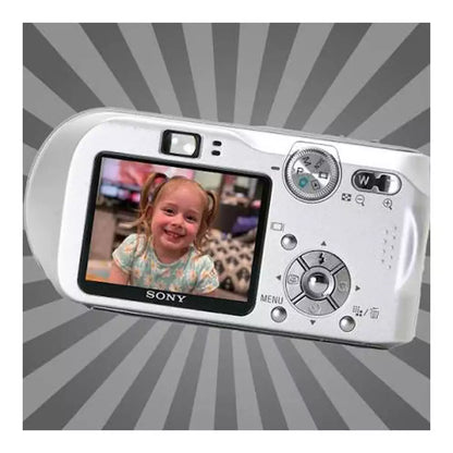 (Pre-Owned, Excellent) Sony DSC-P200 7.2MP Digital Camera with Carl Zeiss Lens and 3x Optical Zoom, Aluminium Build (Silver) (90 Days Warranty)