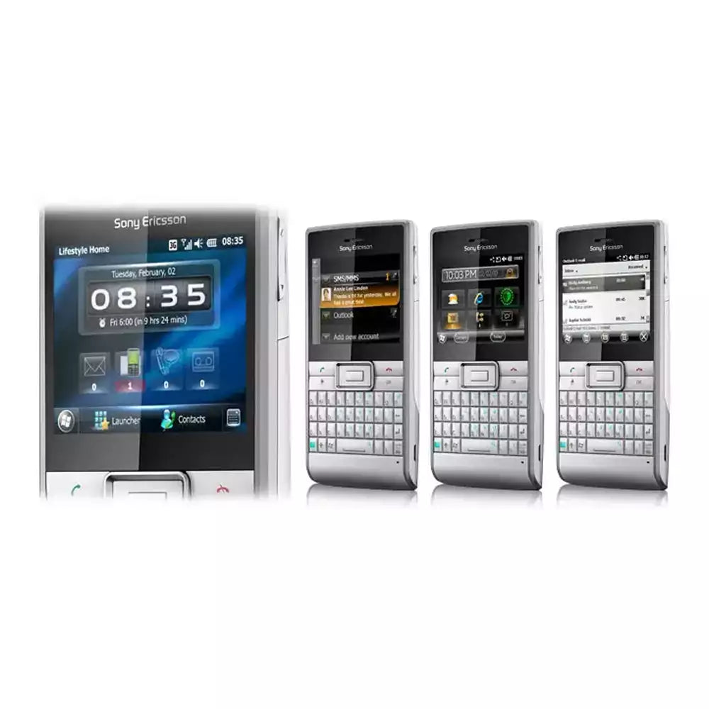 (Pre-Owned, Very Good) Sony Ericsson Aspen Windows Phone (6.5) With QWERTY Keyboard and Touch Display (Silver) (60 Days Warranty) (With Retail Box)
