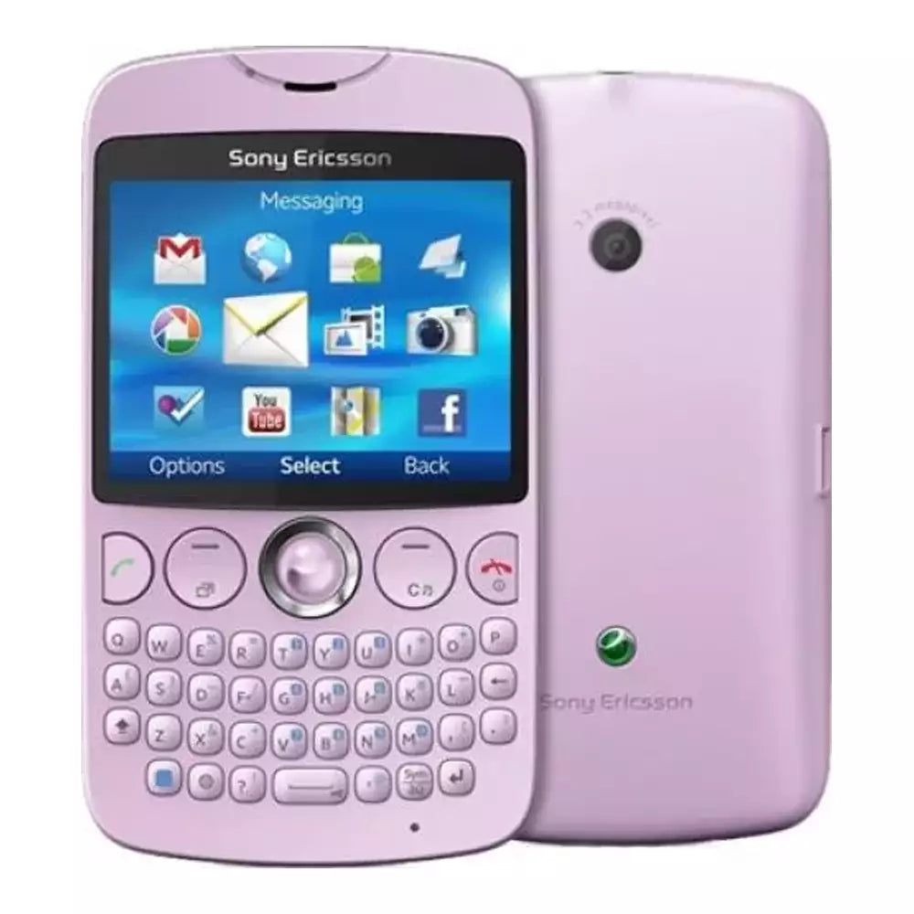 (Pre-Owned, Good) Sony Ericsson CK13 TXT Phone With Physical QWERTY Keyboard (Pink) (60 Days Warranty)
