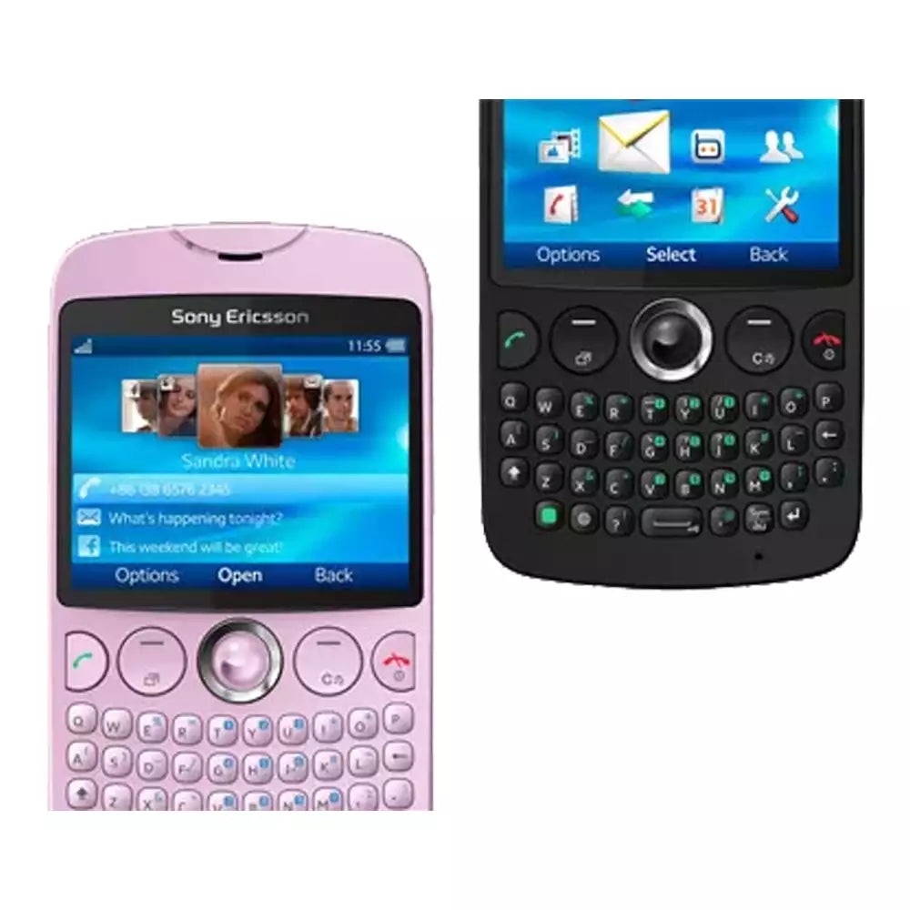 (Pre-Owned, Good) Sony Ericsson CK13 TXT Phone With Physical QWERTY Keyboard (Pink) (60 Days Warranty)