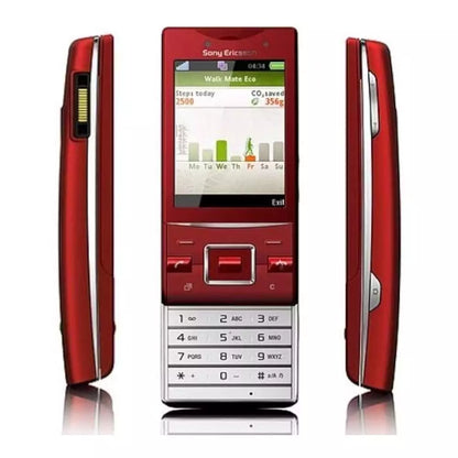 (Pre-Owned, Very Good) Sony Ericsson Hazel J20i Slider Phone With 5MP AF Camera (3G, Wi-Fi, GPS) (Red) (60 Days Warranty) (Display Has Dark Shade)
