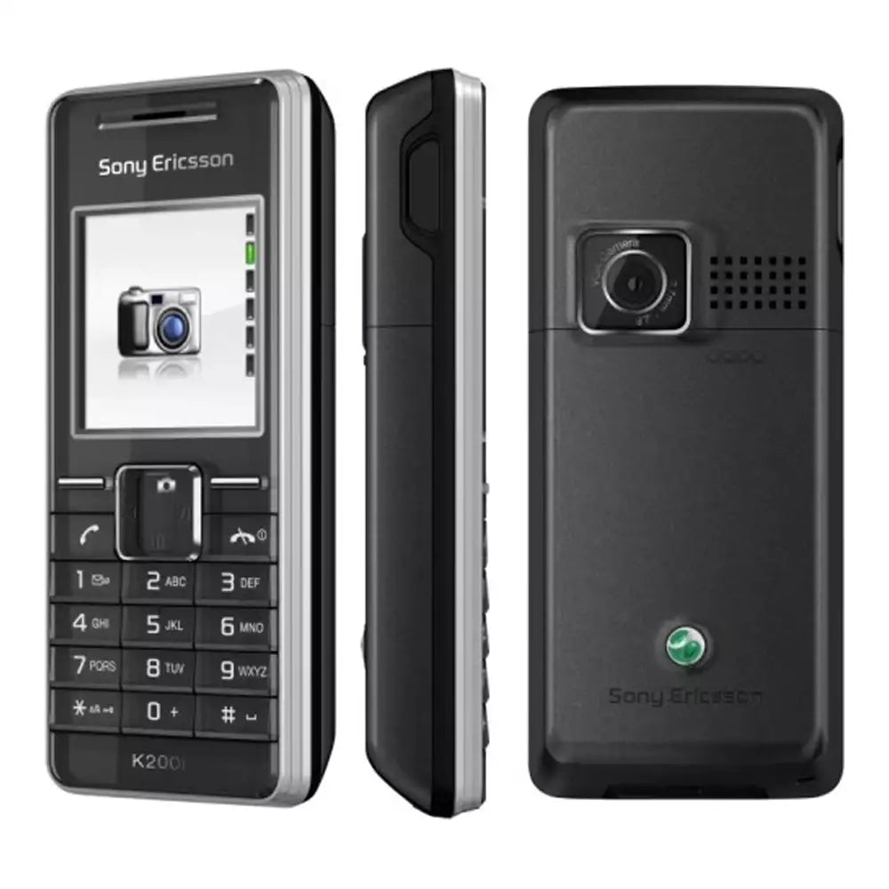 (Open Box) Sony K200i Camera Phone (Gray) (With Original Retail Box) (90 Days Warranty) + Sony Ericsson Earphones