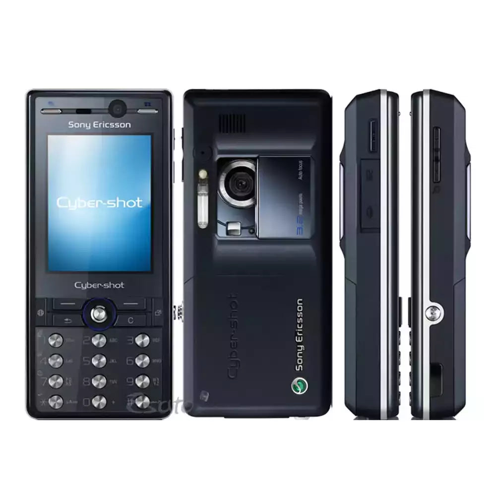 (Pre-Owned, Good) Sony Ericsson K810i CyberShot 3.2MP Camera Phone With Xenon Flash (Dark Blue) (60 Days Warranty)