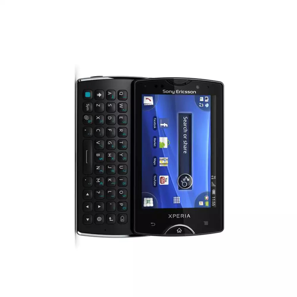 (Pre-Owned, Very Good) Sony Ericsson Xperia Mini Pro With Slide-Out QWERTY Keyboard, 5MP AF Camera + Original Retail Box and Accessories (120 Days Warranty)