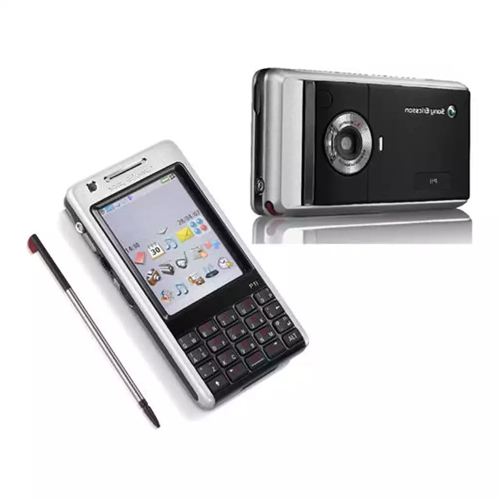 (Pre-Owned, Good) Sony Ericsson P1i (2007) Smartphone With 2.6" Touch Display and 3.2 MP Autofocus Camera (FM Radio) (Black)