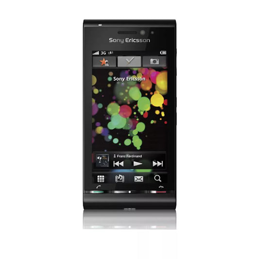 (Pre-Owned, Good) Sony Ericsson Satio U1i (Idou) 12MP Camera (Xenon + LED Flash) (FM Radio) (Black and Silver) (60 Days Warranty) + Sony Ericsson Earphones