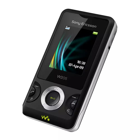 (Pre-Owned, Very Good) Sony Ericsson W205 Slider Walkman Phone (Black) (60 Days Warranty)