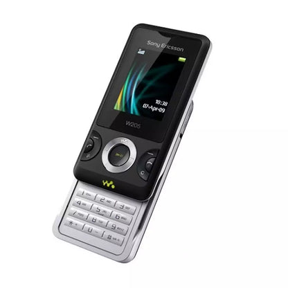 (Pre-Owned, Very Good) Sony Ericsson W205 Slider Walkman Phone (Black) (60 Days Warranty)