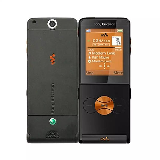 (Pre-Owned, Very Good) Sony Ericsson W350i Walkman Music Phone (Black and Orange) (512MB M2 Card) + (Sony Ericsson Earphones Adapter, Original Retail Box)