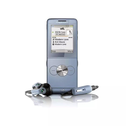 (Pre-Owned, Very Good) Sony Ericsson W350i Walkman Music Phone (Black and Orange) (512MB M2 Card) + (Sony Ericsson Earphones Adapter, Original Retail Box)