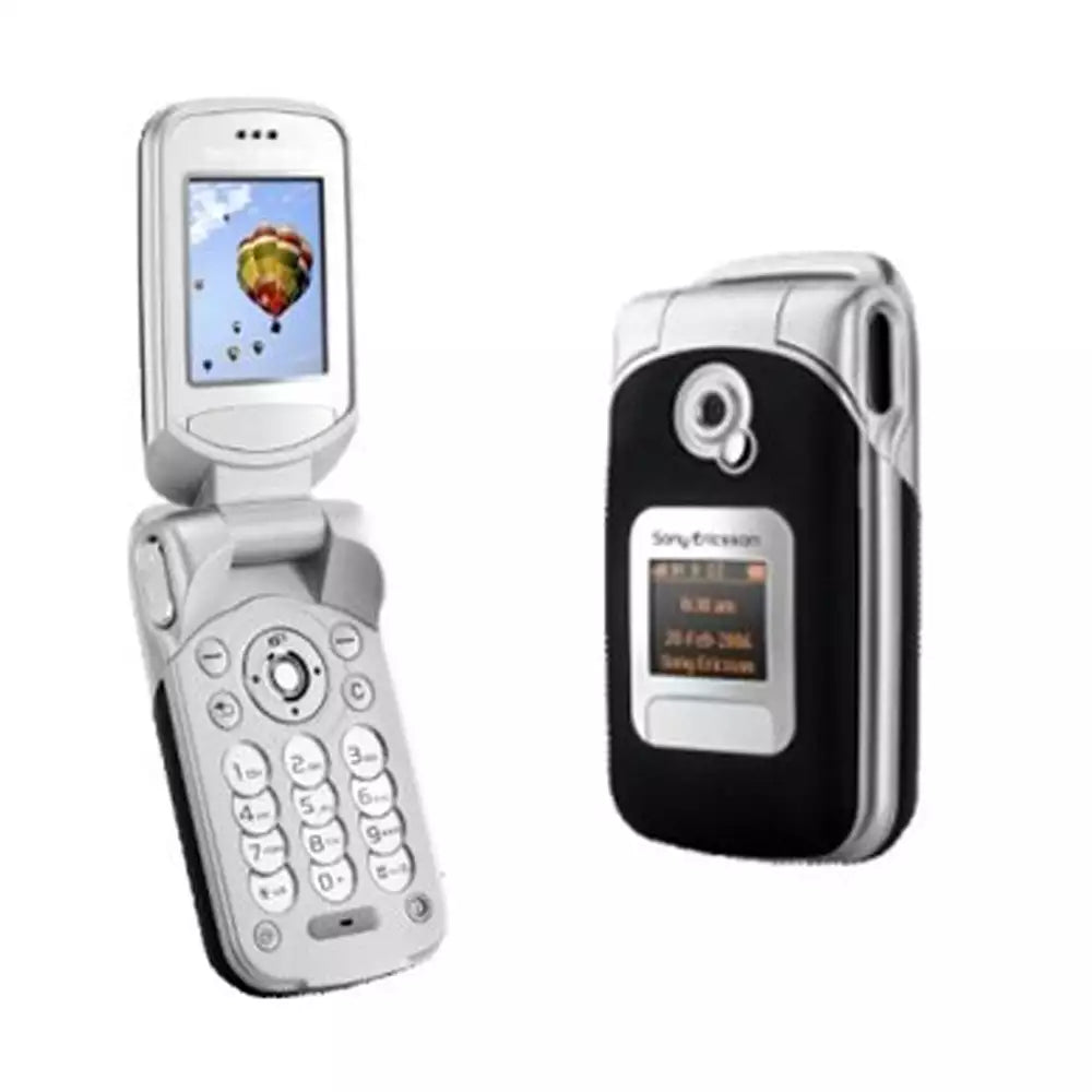 (Pre-Owned, Good) Sony Ericsson Z530i Flip Phone With Dual Screen (Silver and Blue) (45 Days Warranty)