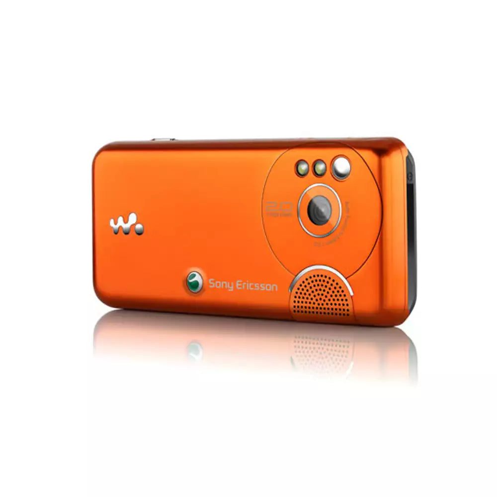 (Pre-Owned, Very Good) Sony Ericsson W610i Walkman Phone With 2MP AutoFocus Camera (Black & Orange) + Orginal Retail Box and Accessories (120 Days Warranty)