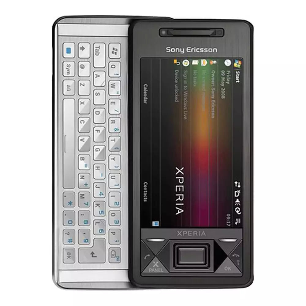 (Pre-Owned, Fair) Sony Ericsson Xperia X1 Windows Phone With Slide-Out QWERTY Keyboard (Black) (First Xperia Smartphone) (60 Days Warranty)