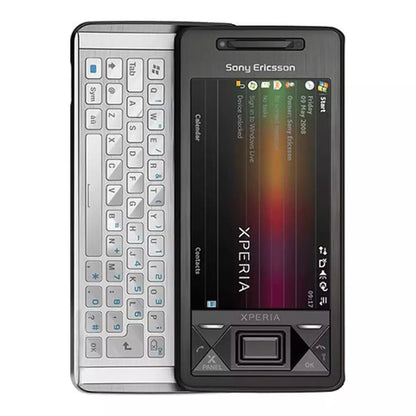 (Pre-Owned, Fair) Sony Ericsson Xperia X1 Windows Phone With Slide-Out QWERTY Keyboard (Black) (First Xperia Smartphone) (60 Days Warranty)