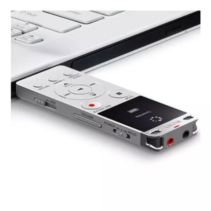 (Pre-Owned, Very Good) Sony ICD-UX560F Digital Voice Recorder, MP3 Player, FM Radio (4GB + 16GB) (Silver) + Sony In-Ear Earphones (60 Days Warranty)